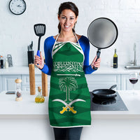 Saudi Arabia Apron Happy National Day