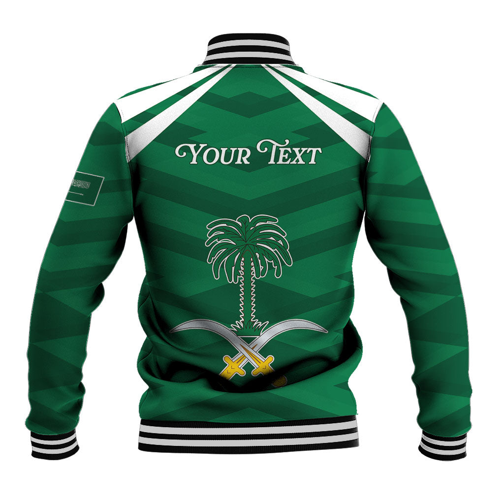 Personalized Saudi Arabia Baseball Jacket Happy National Day