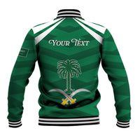 Personalized Saudi Arabia Baseball Jacket Happy National Day