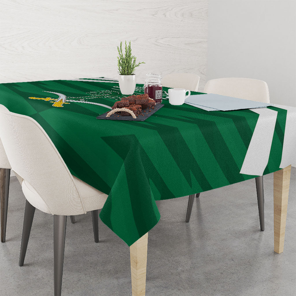 Saudi Arabia Tablecloth Happy National Day