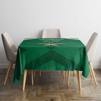 Saudi Arabia Tablecloth Happy National Day
