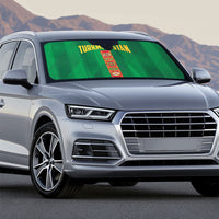 Turkmenistan Auto Sun Shade Happy Independence Day