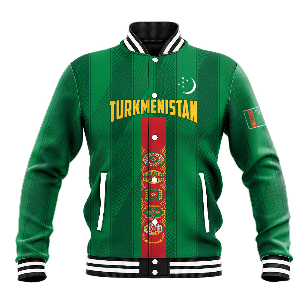 Personalized Turkmenistan Baseball Jacket Happy Independence Day