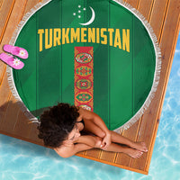 Turkmenistan Beach Blanket Happy Independence Day