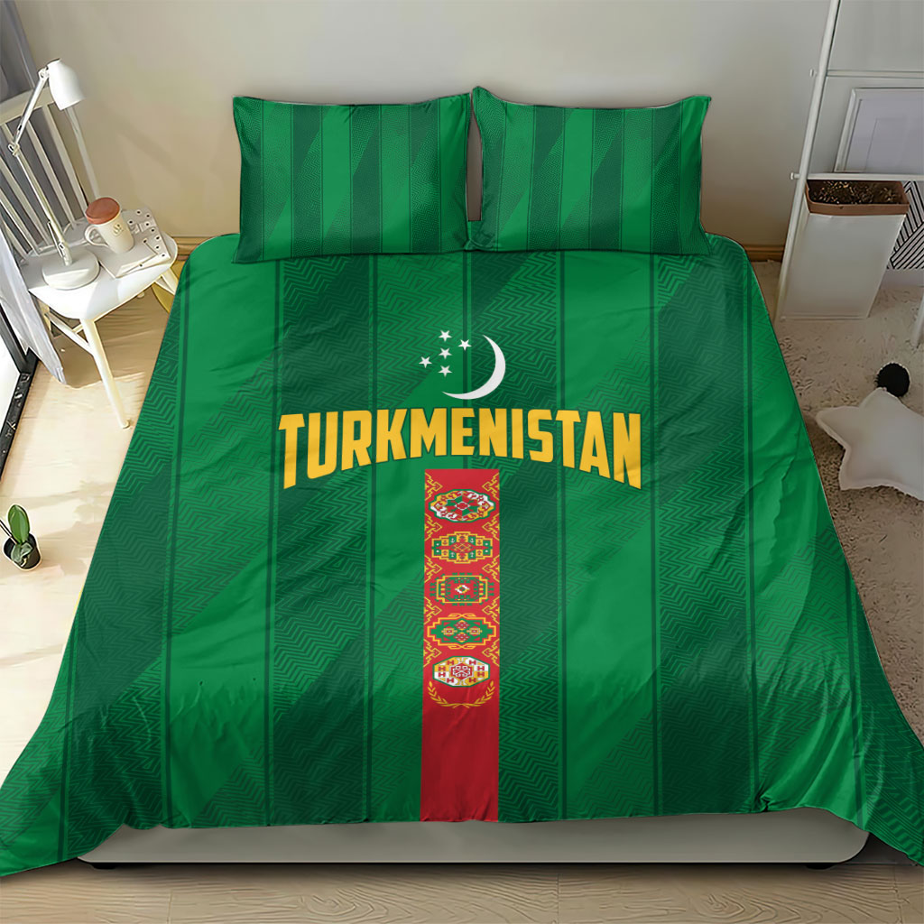 Turkmenistan Bedding Set Happy Independence Day