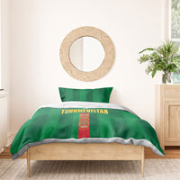 Turkmenistan Bedding Set Happy Independence Day