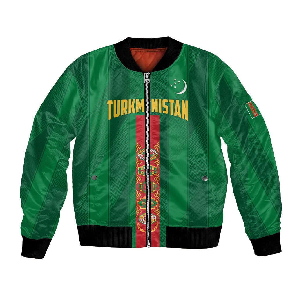 Personalized Turkmenistan Bomber Jacket Happy Independence Day