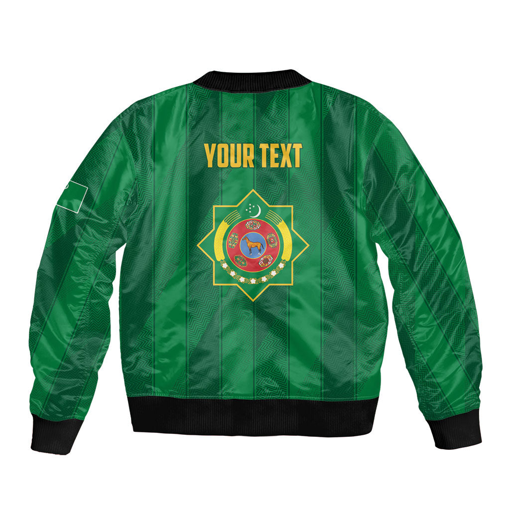 Personalized Turkmenistan Bomber Jacket Happy Independence Day
