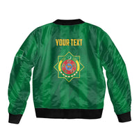 Personalized Turkmenistan Bomber Jacket Happy Independence Day