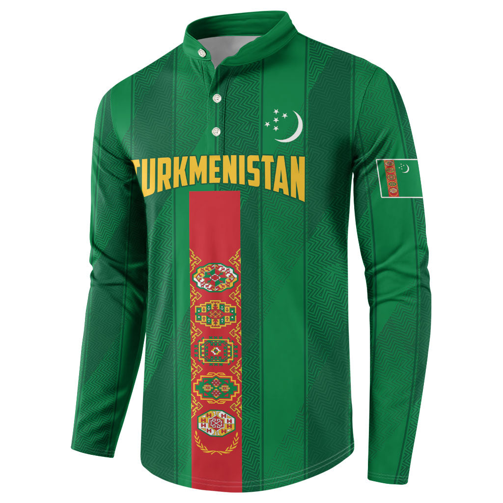 Personalized Turkmenistan Button Sweatshirt Happy Independence Day