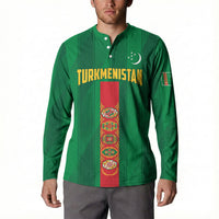 Personalized Turkmenistan Button Sweatshirt Happy Independence Day