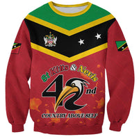 St Kitts and Nevis 42nd Independence Day Sweatshirt Country Above Self LT01