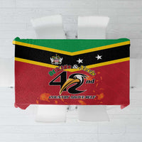St Kitts and Nevis 42nd Independence Day Tablecloth Country Above Self - Wonder Print Shop