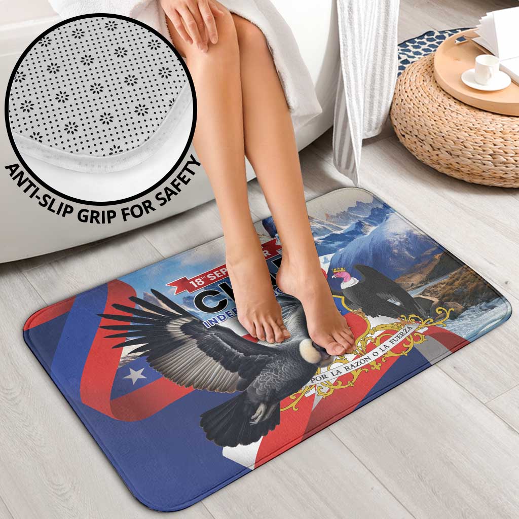 Chile Independence Day 18th September Bathroom Set Andean Condor Flying - Wonder Print Shop