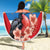 Antigua and Barbuda Beach Blanket Magnificent Frigatebird Hibiscus - Wonder Print Shop