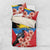 Antigua and Barbuda Bedding Set Magnificent Frigatebird Hibiscus - Wonder Print Shop