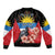 Personalized Antigua and Barbuda Bomber Jacket Magnificent Frigatebird Hibiscus - Wonder Print Shop