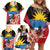 Personalized Antigua and Barbuda Family Matching Off Shoulder Short Dress and Hawaiian Shirt Magnificent Frigatebird Hibiscus - Wonder Print Shop