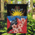 Antigua and Barbuda Garden Flag Magnificent Frigatebird Hibiscus - Wonder Print Shop