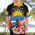 Personalized Antigua and Barbuda Hawaiian Shirt Magnificent Frigatebird Hibiscus - Wonder Print Shop