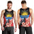 Personalized Antigua and Barbuda Men Tank Top Magnificent Frigatebird Hibiscus - Wonder Print Shop