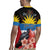 Personalized Antigua and Barbuda Rugby Jersey Magnificent Frigatebird Hibiscus - Wonder Print Shop