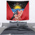 Antigua and Barbuda Tapestry Magnificent Frigatebird Hibiscus - Wonder Print Shop