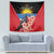 Antigua and Barbuda Tapestry Magnificent Frigatebird Hibiscus - Wonder Print Shop