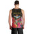 Personalized Antigua and Barbuda Men Tank Top Fallow Deer Tropical Bouquet - Wonder Print Shop