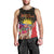 Personalized Antigua and Barbuda Men Tank Top Fallow Deer Tropical Bouquet - Wonder Print Shop