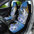 Estonia Car Seat Cover Grey Wolf Cyanus Flowers