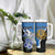 Personalised Estonia Tumbler With Handle Grey Wolf Cyanus Flowers - Wonder Print Shop