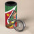 Personalized Suriname 4 in 1 Can Cooler Tumbler Gerechtigheid Vroomheid Vertrouwen - Wonder Print Shop