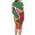 Personalized Suriname Family Matching Long Sleeve Bodycon Dress and Hawaiian Shirt Gerechtigheid Vroomheid Vertrouwen - Wonder Print Shop