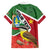 Personalized Suriname Family Matching Puletasi and Hawaiian Shirt Gerechtigheid Vroomheid Vertrouwen - Wonder Print Shop