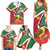 Personalized Suriname Family Matching Summer Maxi Dress and Hawaiian Shirt Gerechtigheid Vroomheid Vertrouwen - Wonder Print Shop