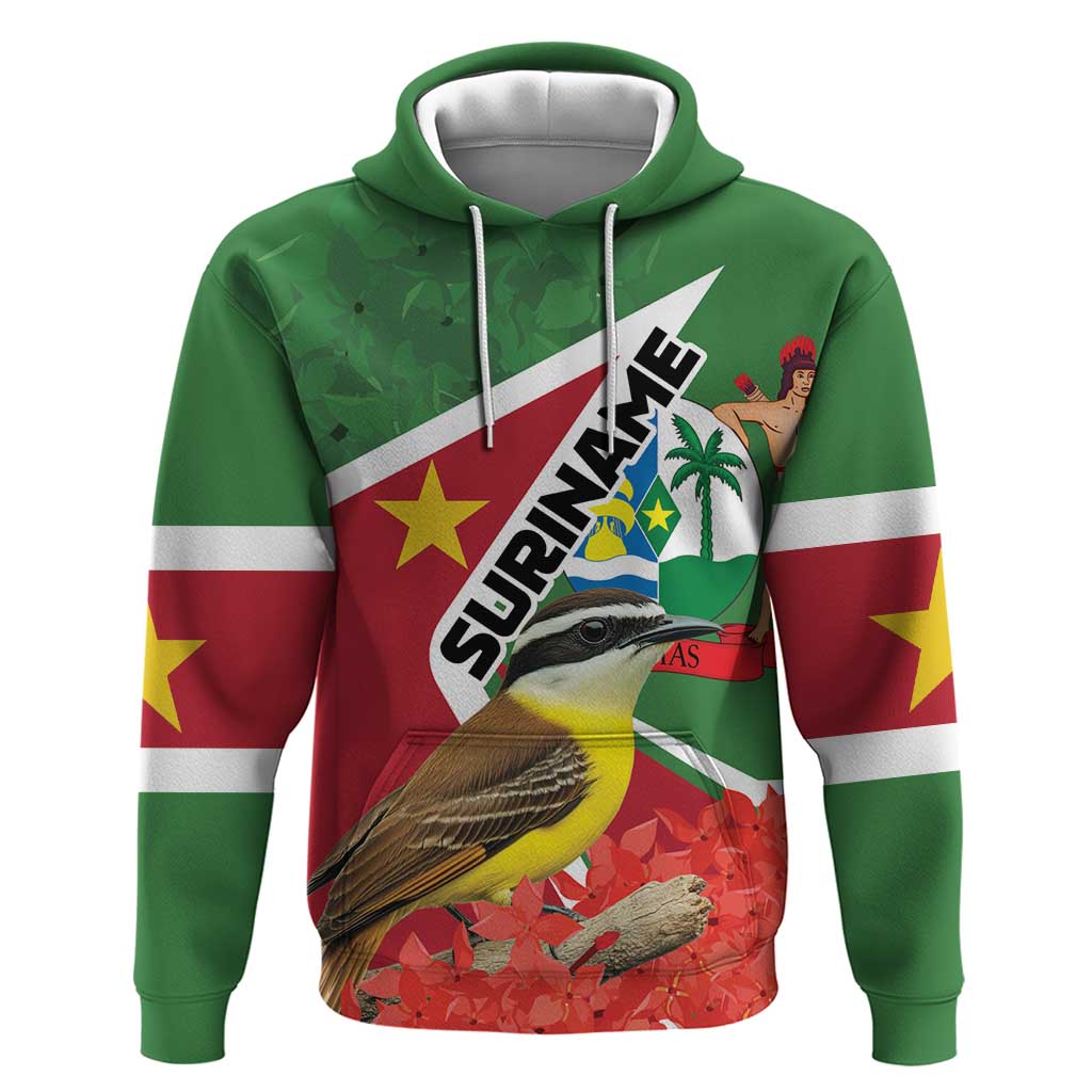 Personalized Suriname Hoodie Gerechtigheid Vroomheid Vertrouwen - Wonder Print Shop