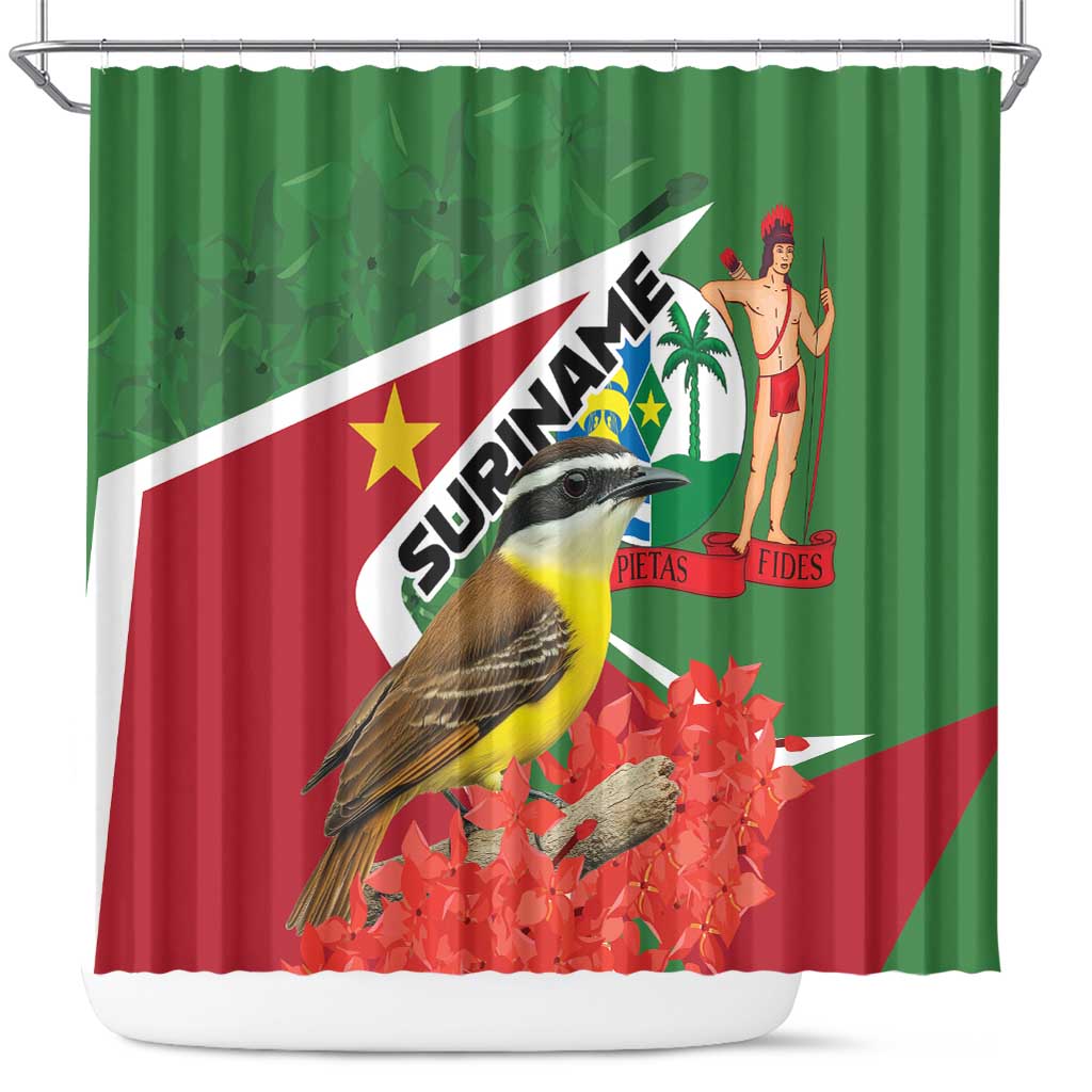 Suriname Shower Curtain Gerechtigheid Vroomheid Vertrouwen