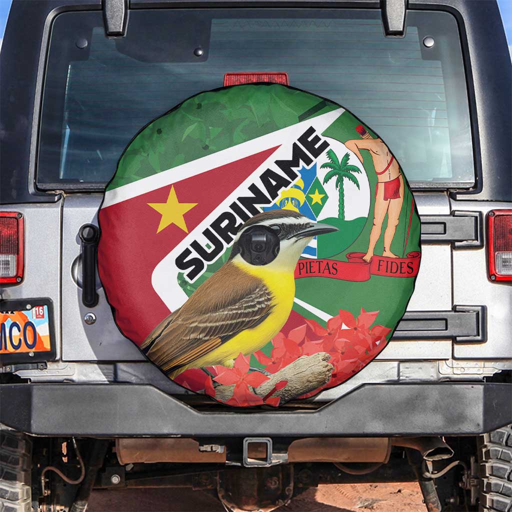 Suriname Spare Tire Cover Gerechtigheid Vroomheid Vertrouwen - Wonder Print Shop