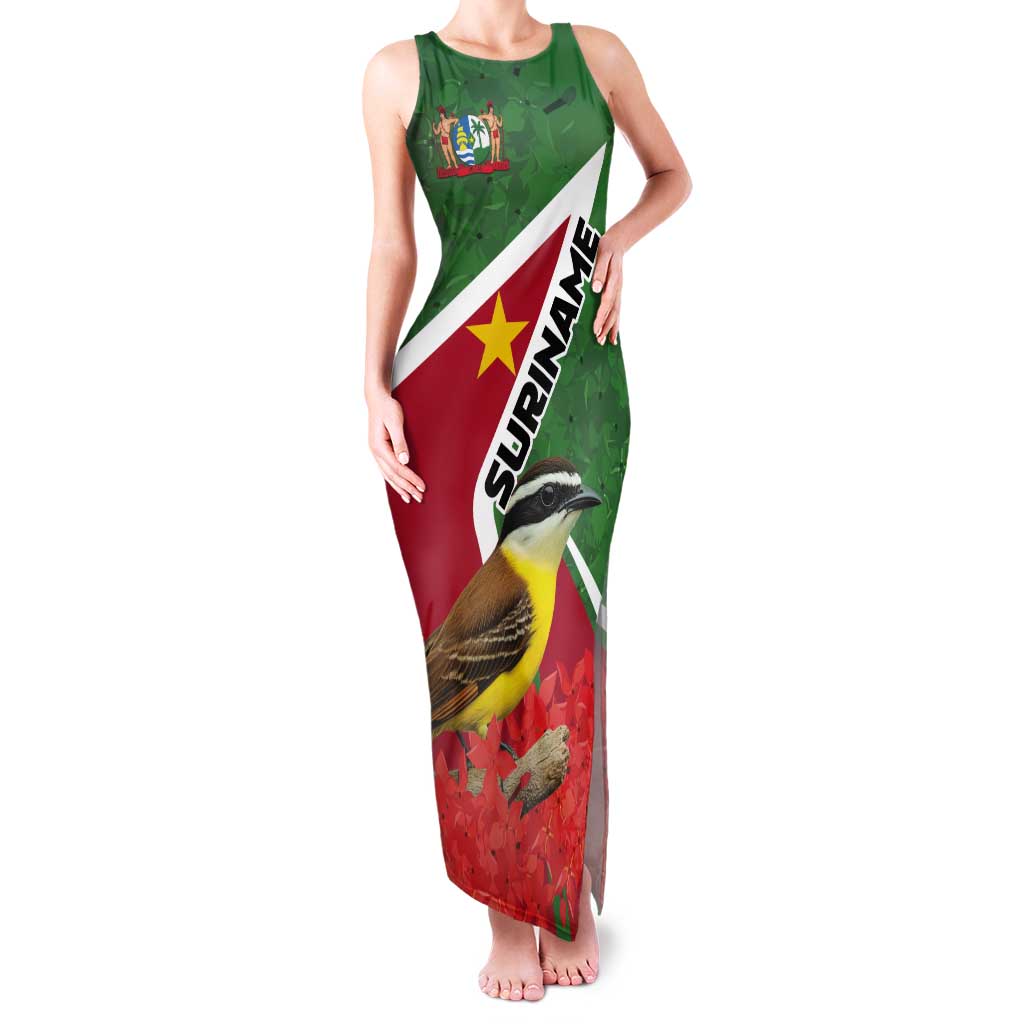 Personalized Suriname Tank Maxi Dress Gerechtigheid Vroomheid Vertrouwen - Wonder Print Shop