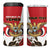 Personalized Republic of Yemen 4 in 1 Can Cooler Tumbler Yamaniyyatu Coat of Arms - Wonder Print Shop