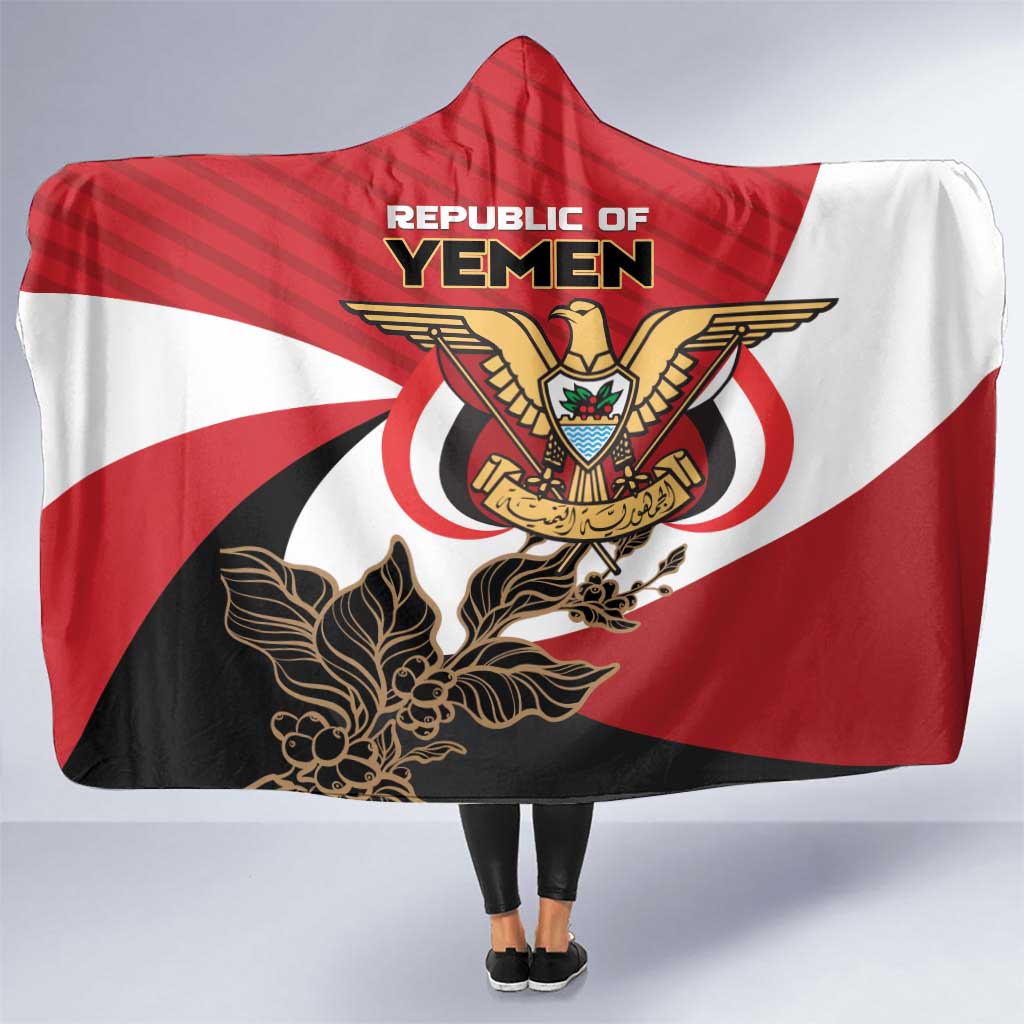 Republic of Yemen Hooded Blanket Yamaniyyatu Coat of Arms