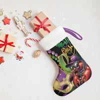 Mardi Gras Funny Shrimp Christmas Stocking Fleur De Lis Special Version - Wonder Print Shop