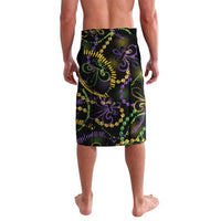 Personalized Mardi Gras Funny Shrimp Lavalava Fleur De Lis Special Version - Wonder Print Shop