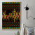 Kwanzaa Festival Canvas Wall Art Kinara Candles African Pattern - Wonder Print Shop