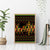 Kwanzaa Festival Canvas Wall Art Kinara Candles African Pattern - Wonder Print Shop