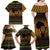 Kwanzaa Festival Family Matching Off Shoulder Maxi Dress and Hawaiian Shirt Kinara Candles African Pattern - Wonder Print Shop