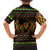 Kwanzaa Festival Family Matching Off Shoulder Short Dress and Hawaiian Shirt Kinara Candles African Pattern - Wonder Print Shop