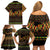 Kwanzaa Festival Family Matching Off Shoulder Short Dress and Hawaiian Shirt Kinara Candles African Pattern - Wonder Print Shop