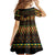 Kwanzaa Festival Family Matching Puletasi Dress and Hawaiian Shirt Kinara Candles African Pattern - Wonder Print Shop